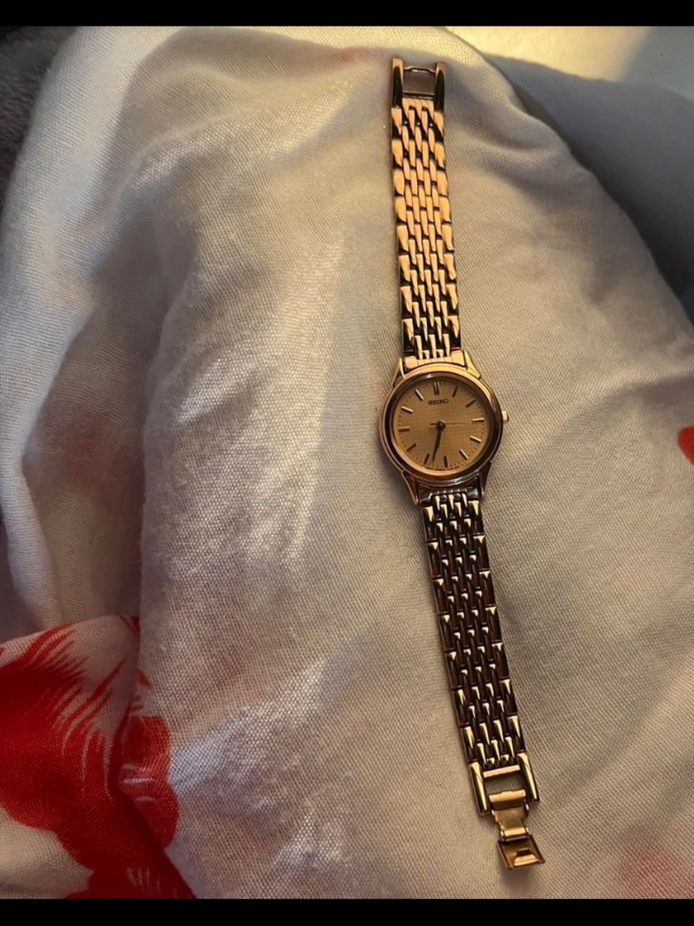 Seiko Gold Women's Two-Tone Bracelet Watch - Picture 2 of 4